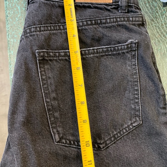 Zara High Waisted Straight Cropped Mom Jean - Picture 9 of 11